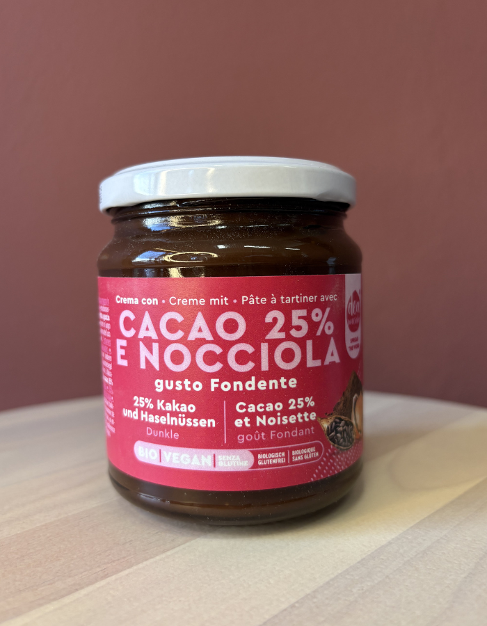 CREMA 25% NOCCIOLA E CACAO Fondente