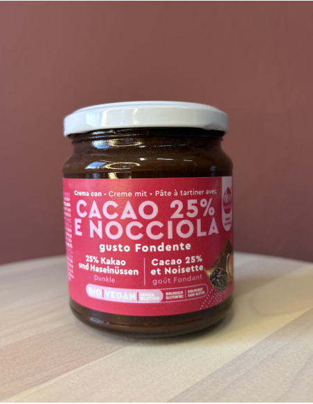 CREMA 25% NOCCIOLA E CACAO Fondente