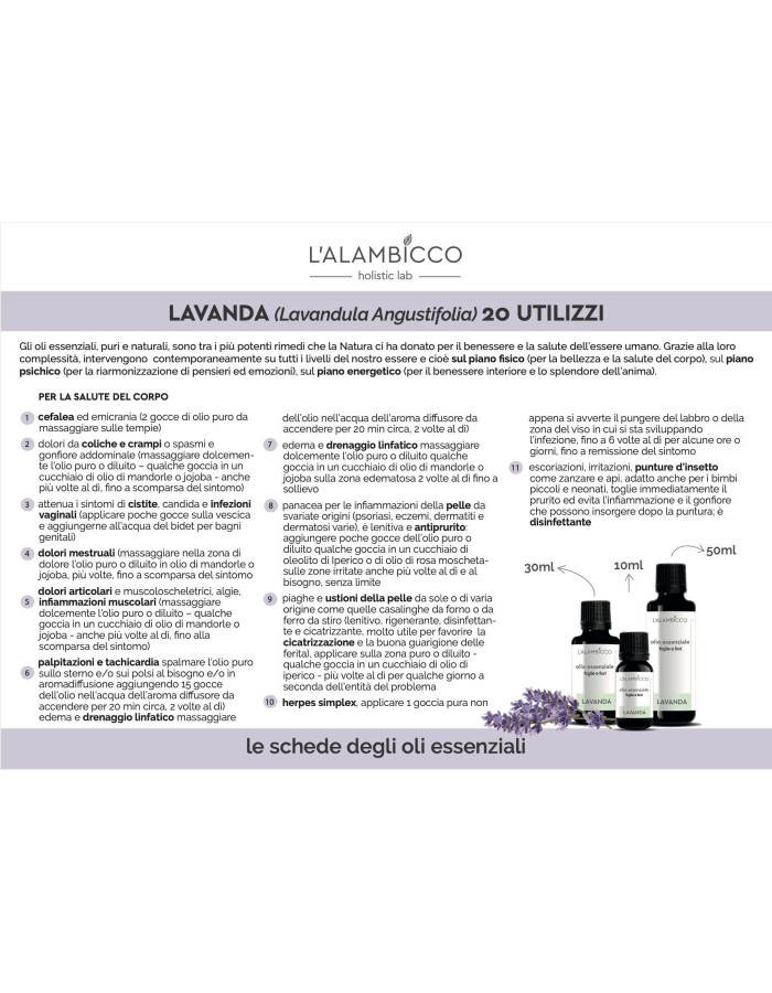 LAVANDA - olio essenziale - 2