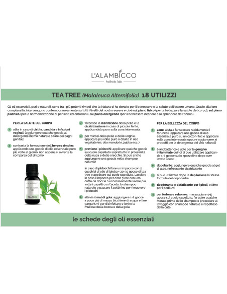 TEA TREE - olio essenziale -