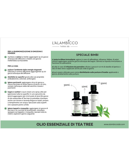 TEA TREE - olio essenziale -