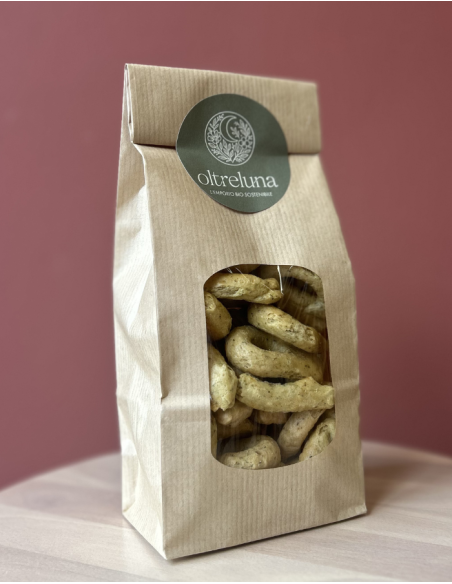 TARALLI ARTIGIANALI PUGLIESI gusto rucola e grana