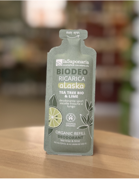 RICARICA DEODORANTE per roll on TEA TREE & LIME