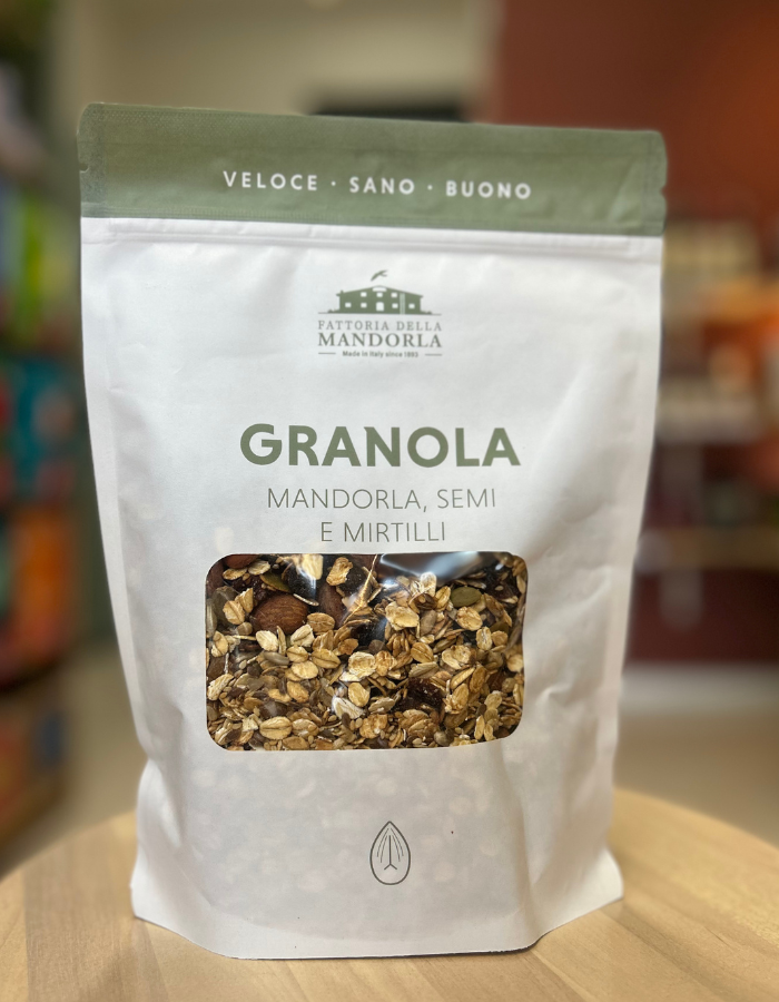GRANOLA BIO mandorla, semi e mirtilli