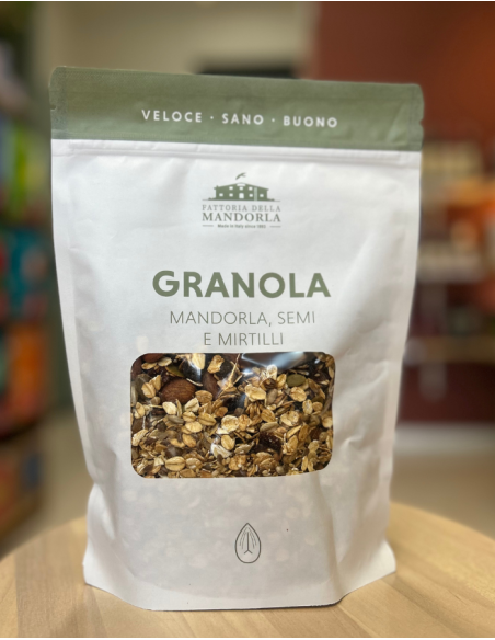 GRANOLA BIO mandorla, semi e mirtilli