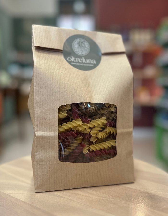 PASTA  BIOLOGICA tricolore Quinoa, Barbabietola e Basilico