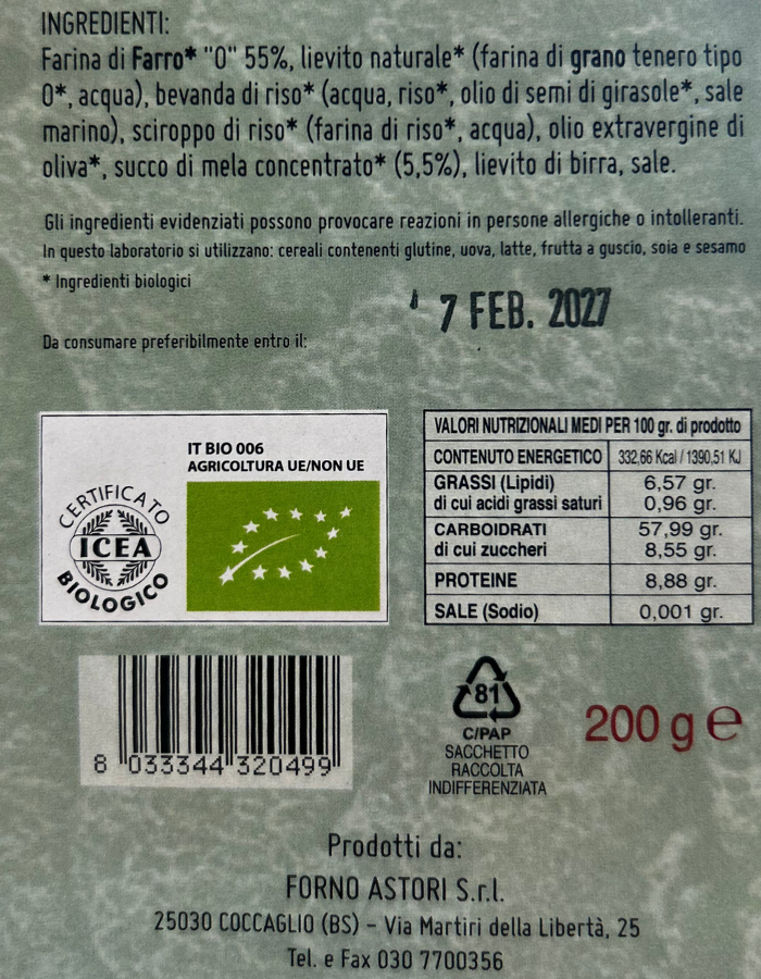 FETTE BISCOTTATE senza zucchero 2